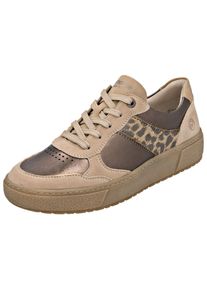 Remonte Damen Sneaker "Remonte Sneaker Glattleder", Gr. 43, beige, Glattleder, casual, Schuhe