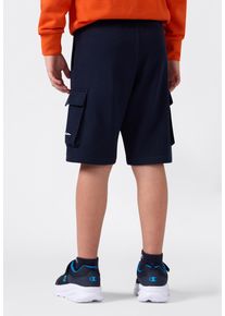 Champion Kinder Cargoshorts "ICONS Shorts", blau, sportlich, Gr. S, Obermaterial: 73% Baumwolle, 27% Polyester, Hosen