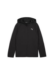 Puma Kinder Hoodie "Evostripe Reißverschluss-Hoodie Jungen", schwarz, Gr. 116, Obermaterial: 23% Polyester, 77% Baumwolle; Einsatz: 80% Baumwolle,