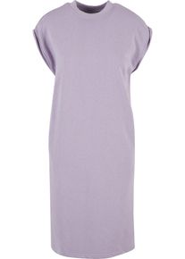 Urban Classics Damen Shirtkleid "Urban Classics Ladies Light Terry Dress", lila, klassisch, Gr. XL, unifarben, 100% Baumwolle, Kleider