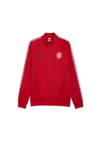 Puma Herren Sweatjacke "Gorina FC KING Anthem Jacke Herren", rot, Gr. M, Obermaterial: 63% Polyester, 37% Baumwolle; Taschenfutter: 100% Polyester;