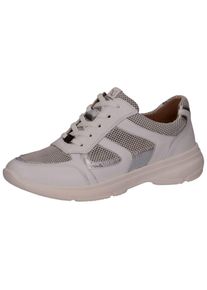 Caprice Damen Sneaker "Caprice Sneaker Leder/Textil", Gr. 37, weiß, Leder, Textil, casual, Schuhe
