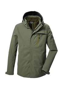 Killtec Herren 3-in-1-Funktionsjacke "KOW 6 MN JCKT", grün, sportlich, Gr. XL, Oberstoff: 100% Polyester, Futter: 100% Polyester, Jacken, 3 in 1