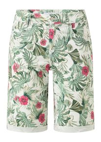 AENGELS Damen Shorts "AENGELS Bermuda", grün, Gr. 42, unifarben, 97% Baumwolle, 3% Elasthan, Hosen