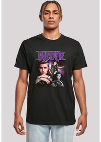 F4NT4STIC Herren T-Shirt "Justin Bieber Iconic", schwarz, casual, Gr. XL, Obermaterial: 100% Baumwolle, Shirts, Streetwear Fashion