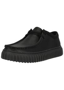 Clarks Herren Schnürschuh "Torhill", Gr. 40, schwarz, casual, Schuhe, mit robuster gerippter Sohle