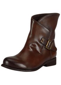 felmini Damen Stiefelette "felmini Stiefelette Leder", Gr. 36, braun, Leder, casual, Schuhe