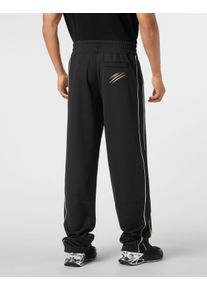 Plein Sport Herren Jogginghose "Jogginghose", schwarz, Gr. L, Obermaterial: 92% Polyester, 8% Elasthan, Hosen