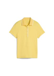 Puma Damen Poloshirt "CLOUDSPUN Bridges Kurzärmeliges Golf-Polo Damen", gelb, Gr. M, clean, 94% Polyester, 6% Elasthan, Shirts