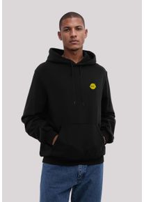 F4NT4STIC Herren Kapuzenpullover "Lemon Cute Face Bestickt", schwarz, casual, Gr. L, Obermaterial: 80% Baumwolle, 20% Polyester, Pullover, Premium
