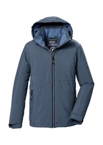 Killtec Kinder Funktionsjacke "KOW 369 BYS JCKT", blau, sportlich, Gr. 152, Oberstoff: 100% Polyester, Futter: 100% Polyester, Wattierung: 100%