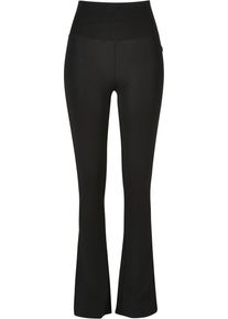 Urban Classics Damen Leggings "Urban Classics Damen", schwarz, Gr. XL, unifarben, 95% Baumwolle (Bio), 5% Elasthan, Hosen