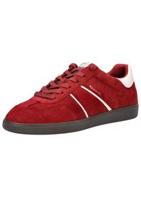 Tamaris Damen Sneaker "Tamaris Sneaker Veloursleder/Synthetik", Gr. 39, rot, Veloursleder, Synthetik, casual, Schuhe