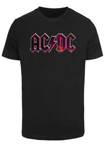 Merchcode Herren T-Shirt "Merchcode Herren ACDC - Distressed Logo T-Shirt", schwarz, casual, Gr. XXL, bedruckt, 100% Baumwolle, Shirts