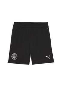 Puma Herren Sporthose "Manchester City Trainingsshorts Herren", schwarz, Gr. M, Obermaterial: 100% Polyester; Taschenfutter: 100% Polyester; Besatz:
