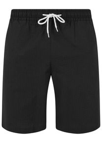 Urban Classics Herren Shorts "Urban Classics Herren Basic Seersucker Shorts", schwarz, Gr. XXL, unifarben, 100% Baumwolle, Hosen