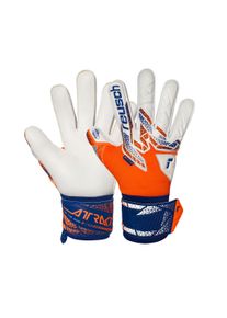 Reusch Damen Torwarthandschuhe "Attrakt Silver", orange, sportlich, Gr. 8, mehrfarbig, 34% Polyester, 25% Elastodien, 3% Polyurethan, 1% Baumwolle,