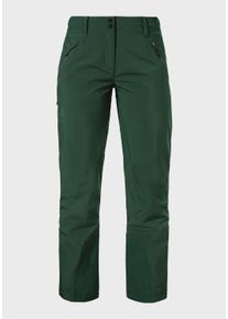 Schöffel SCHÖFFEL Damen Outdoorhose "Mountain Softshell Pt Style Milagle WMS", grün, sportlich, Gr. 42, Oberstoff: Aussenseite: 92% Polyester, 8% Elasthan,