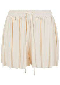 Urban Classics Damen Shorts "Urban Classics Ladies Jersey Skort", beige, Gr. S, unifarben, 91% Polyamid, 9% Elasthan, Hosen
