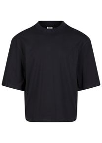 Urban Classics Herren T-Shirt "Urban Classics Herren Organic Oversized Cropped Tee", schwarz, klassisch, Gr. XXL, unifarben, 100% Baumwolle, Shirts
