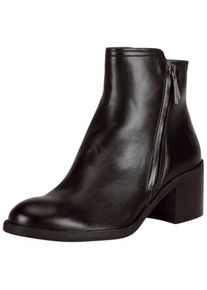 felmini Damen Stiefelette "felmini Stiefelette Leder", Gr. 40, schwarz, Leder, casual, Schuhe