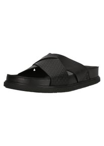 Clarks Herren Sandale "Torford", Gr. 41,5, schwarz, Leder, casual, Schuhe, mit praktischem Slip-On-Design