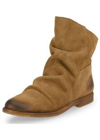felmini Damen Stiefelette "felmini Stiefelette Leder", Gr. 39, grau, Leder, casual, Schuhe