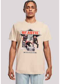 F4NT4STIC Herren T-Shirt "Beastie Boys", beige, casual, Gr. XS, Obermaterial: 100% Baumwolle, Shirts, Streetwear Fashion