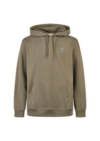 Cleptomanicx Herren Kapuzensweatshirt "Sketch Gull", braun, casual, Gr. L, bestickt, 100% Baumwolle, Sweatshirts, mit toller Stickerei auf der Brust