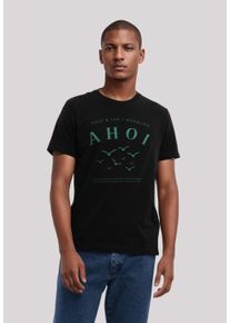 F4NT4STIC Herren T-Shirt "Ahoi Möwe Knut und Jan", schwarz, casual, Gr. XXL, Obermaterial: 100% Baumwolle, Shirts, Osteee Kollektion, Urlaub, Ahoi