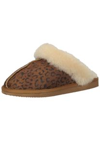 Shepherd Damen Hausschuh "Shepherd Hausschuhe Leder", Gr. 40, braun, Leder, casual, Schuhe