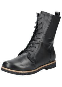 Andrea Conti Damen Schnürstiefel "Andrea Conti Stiefelette Leder", Gr. 40, schwarz, Leder, casual, Schuhe