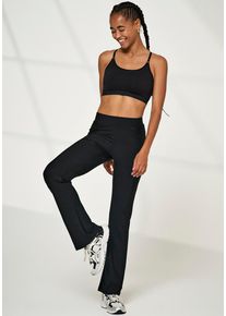 Only Play Damen Jazzpants "ONPNINNA-1 MW JAZZ TRAIN PNT NOOS", schwarz, sportlich, Gr. L, unifarben, Obermaterial: 87% Polyester, 13% Elasthan, Hosen