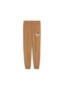 Puma Kinder Sporthose "MID90s Jogginghose Jungen"melted caramel braun, Gr. 152, bedruckt, Obermaterial: 32% Polyester, 68% Baumwolle; Rippe: 97%