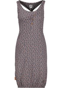alife and kickin ALIFE & KICKIN Damen Sommerkleid "Damen CameronAK B", grau, Gr. XL, 65% Baumwolle 35% Polyester, Kleider