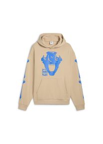 Puma Herren Hoodie "Ancient Roars Basketballhoodie Herren", beige, Gr. XS, Obermaterial: 100% Baumwolle; Kapuzenfutter: 100% Baumwolle; Rippe: 97%