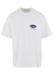 Herren T-Shirt "Another Cotton Lab Summer in Paradise Oversized Tshirt", weiß, casual, Gr. XL, ANOTHER COTTON LAB, bedruckt, 100% Baumwolle, Shirts