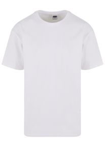Urban Classics Herren T-Shirt "Urban Classics UC Signature Logo Tall Tee", weiß, casual, Gr. XXL, bedruckt, 100% Baumwolle, Shirts