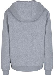 Urban Classics Damen Cardigan "Urban Classics Ladies Fluffy Zip Cardigan", grau, Gr. XL, unifarben, 70% Baumwolle, 30% Polyester, Strickjacken