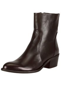 felmini Damen Stiefelette "felmini Stiefelette Leder", Gr. 40, braun, Leder, casual, Schuhe