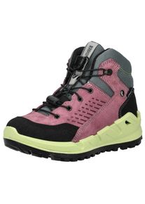 Ricosta Kinder Schnürstiefelette "Ricosta Stiefelette Veloursleder", Gr. 33, lila, Veloursleder, casual, Schuhe