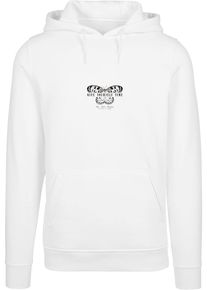 MisterTee Herren Kapuzensweatshirt "MisterTee Herren Give Yourself Time Hoody", weiß, Gr. XXL, bedruckt, 65% Baumwolle, 35% Polyester, Sweatshirts