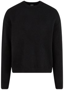 Urban Classics Herren Rundhalspullover "Urban Classics Herren Oversized Chunky Sweater", schwarz, casual, Gr. M, unifarben, 73% Polyacryl, 27%