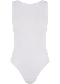 Urban Classics Damen Body "Urban Classics Damen Ladies Rib Tank Body", weiß, Gr. XS, 95% Baumwolle, 5% Elasthan, Bodies