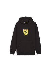 Puma Herren Hoodie "Scuderia Ferrari Sportswear Shield Hoodie Herren", schwarz, Gr. XL, Obermaterial: 32% Polyester, 68% Baumwolle; Kapuzenfutter:
