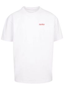 Herren T-Shirt "Upscale by Mister Tee Herren Ball Hard Heavy Oversize Tee", weiß, casual, Gr. XS, UPSCALE BY MISTER TEE, bedruckt, 100% Baumwolle,