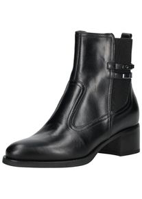 Nero Giardini Damen Stiefelette "Nero Giardini Stiefelette Leder/Textil", Gr. 35, schwarz, Leder, Textil, casual, Schuhe