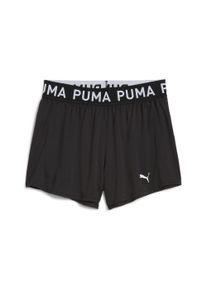 Puma Damen Trainingsshorts "Puma STRONG 3" Gestrickte Shorts Damen", schwarz, Gr. L, 100% Polyester, Hosen