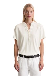 Marc O'Polo MARC O'POLO Damen T-Shirt "aus LENZING ECOVERO ", weiß, casual, Gr. XXL, unifarben, Obermaterial: 94% Viskose, 6% Elasthan, Shirts