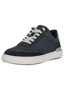 Clarks Herren Sneaker "Courtlite", Gr. 43, blau, Kunstfaser, casual, Schuhe, mit federndem Fußbett